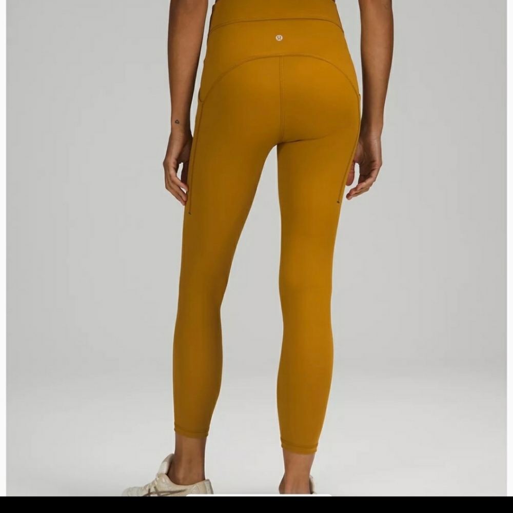 Lululemon Power Thru HR Tight  25" size 6 NWT Glossy Spice - Picture 3 of 8